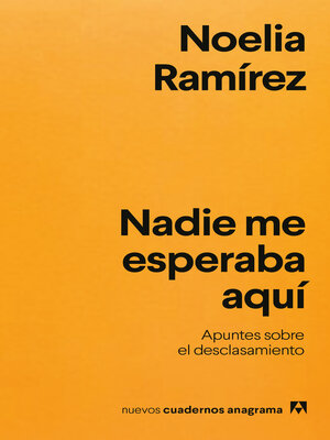 cover image of Nadie me esperaba aquí